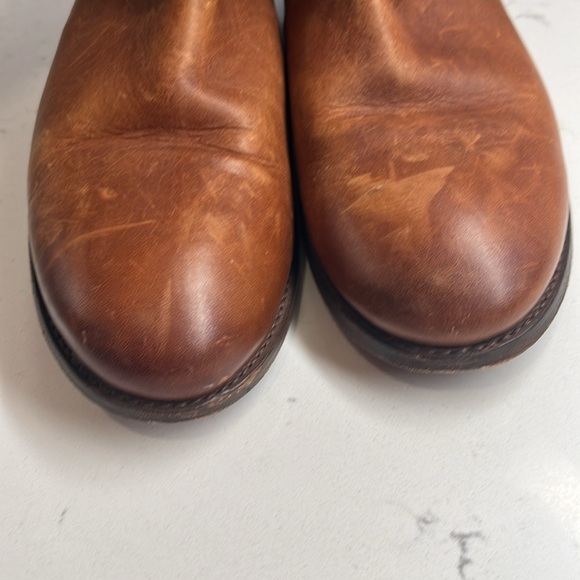 Frye Tall Boot Cognac Leather Size 9 B 3475705 - Picture 12 of 13